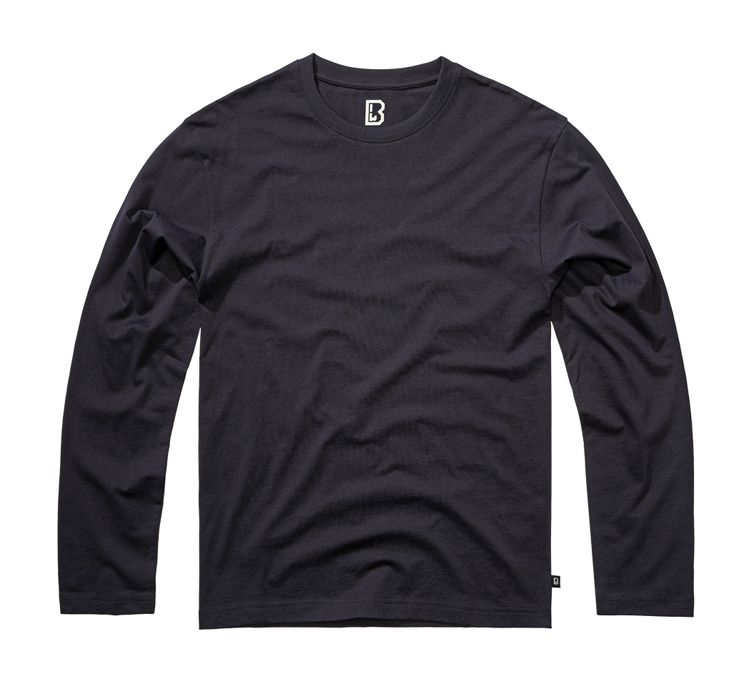 Brandit Premium tričko s dlhým rukávom, navy