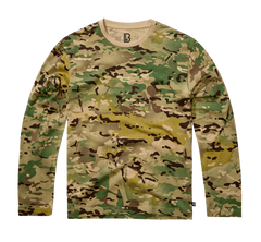 Brandit Premium Long Sleeve T-Shirt, Tactical Camo