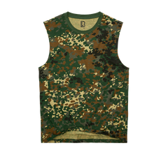 Brandit Sleeveless T-Shirt, Flecktarn