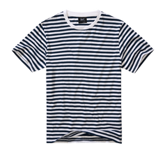 Brandit men's nautical striped t-shirt, blue-white