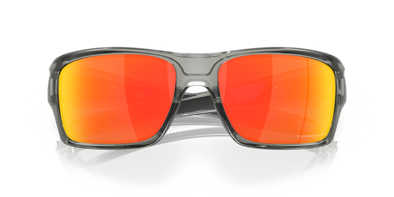 Oakley Turbine Sunglasses, Grey Ink Frame, Prizm Ruby Polarized Lens, 65