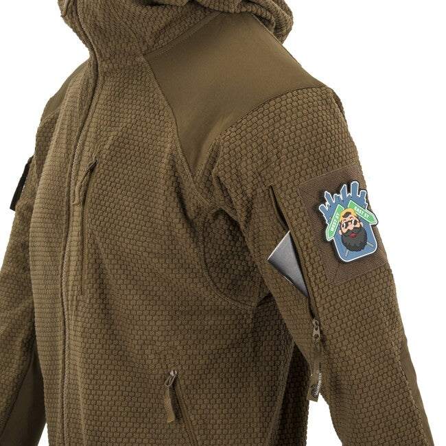Helikon-Tex Alpha Hoodie Grid Fleece Shadow Grey