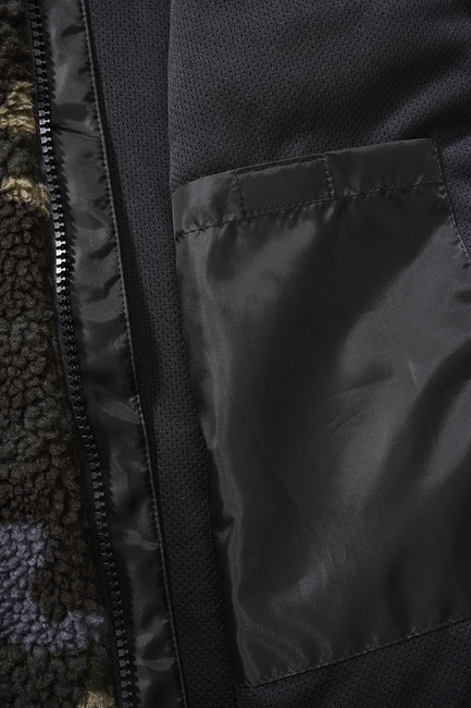 Brandit Teddyfleece Fleece Vest, Dark Camo