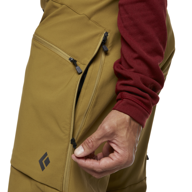 Black Diamond Men's Dawn Patrol Hybrid Pants, Dark Curry