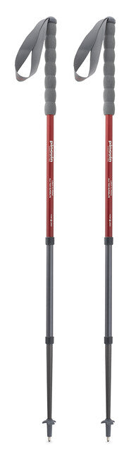 Pinguin Fastrail TL Foam Trekking Poles, Red