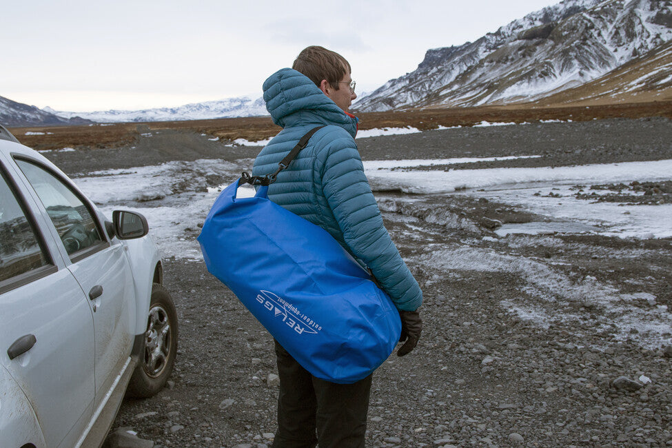 BasicNature Σακίδιο Πλάτης 500D Αδιάβροχο 60 L, Μπλε