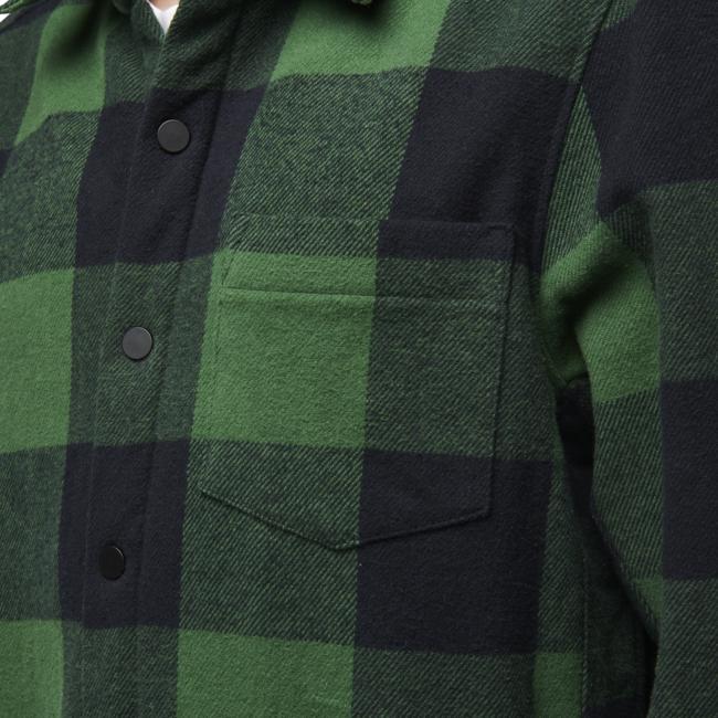 Black Diamond Women's Project Lined Flannel Men's Shirt, Palm Green-Black Plaid