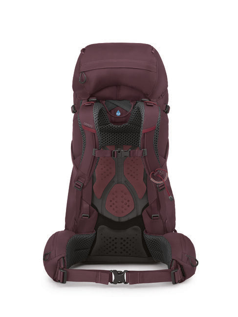 Osprey Kyte 58 Hiking Backpack, Elderberry Purple