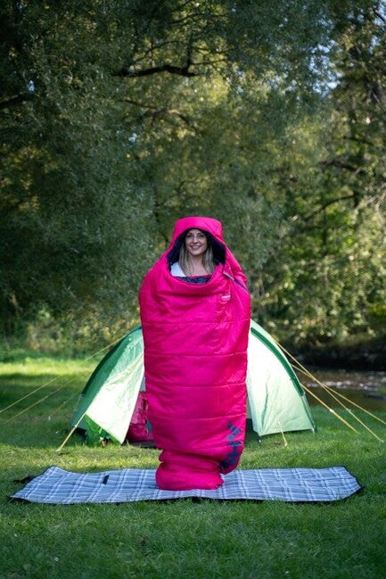 HUSKY Ladies Majesty -10°C Synthetic Three-Season Women's Sleeping Bag, Pink