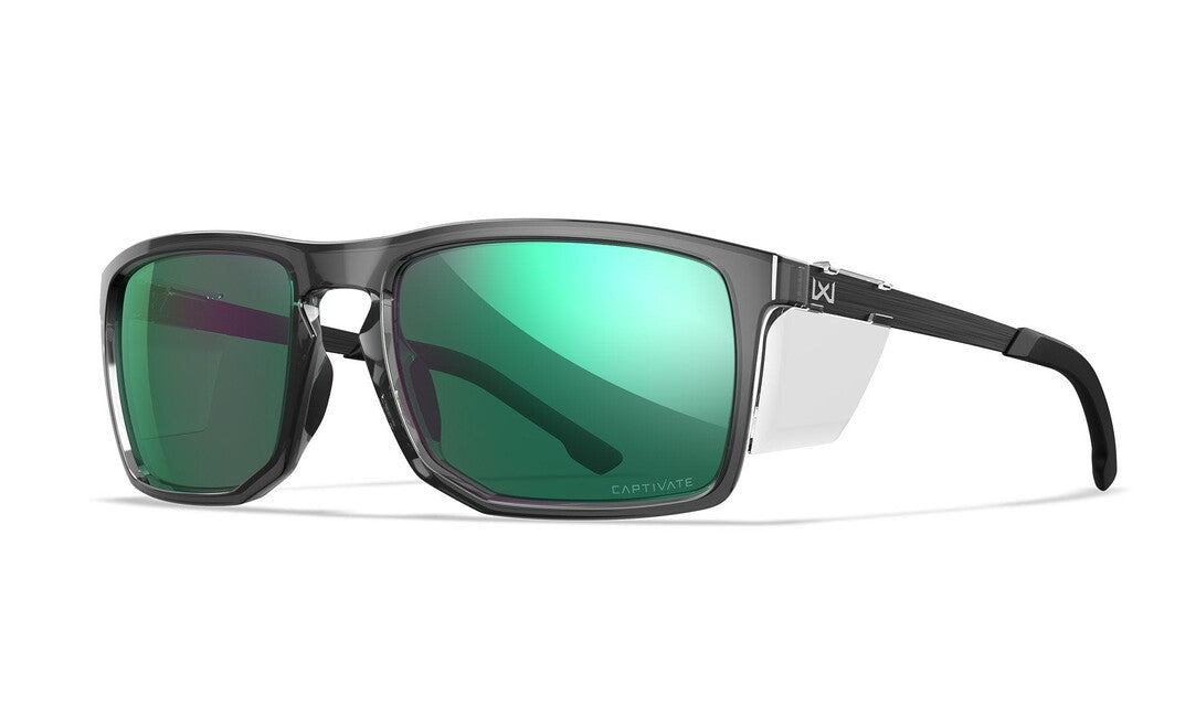Wiley X Axe Γυαλιά Ηλίου Captivate Polarized Green Mirror/ Gloss Crystal Grey