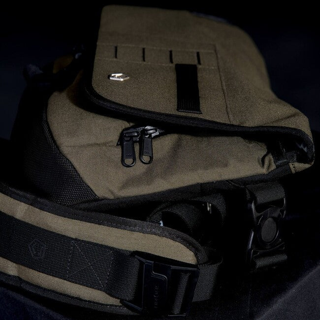 Pentagon Consul Side Messenger Bag, Dark Grey