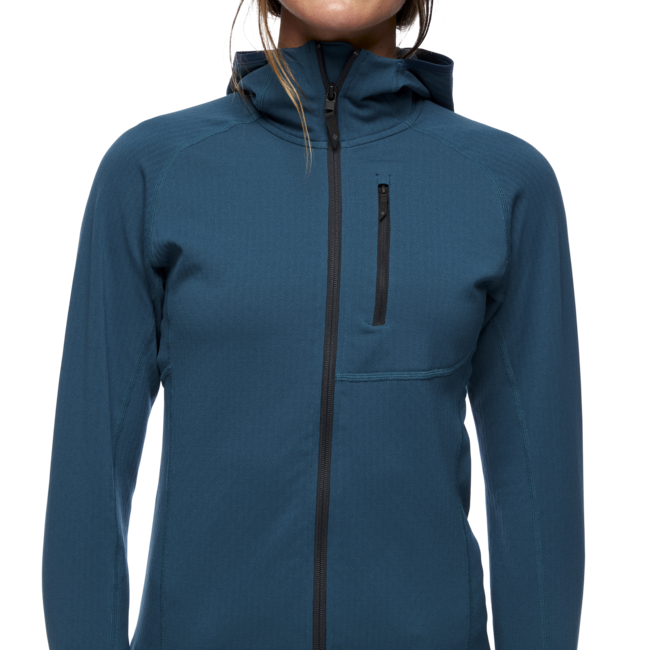 Black Diamond Coefficient Women's Men's Hoodie, Azurite