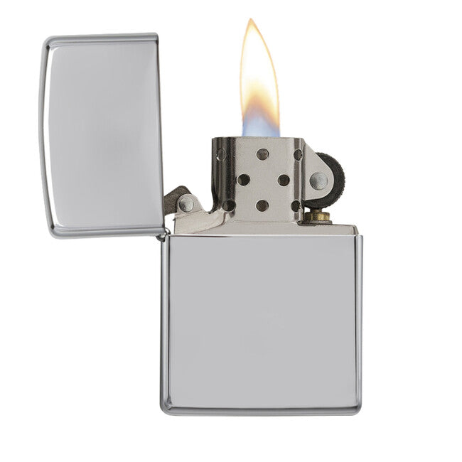 Zippo Lighter, High Polish Chrome