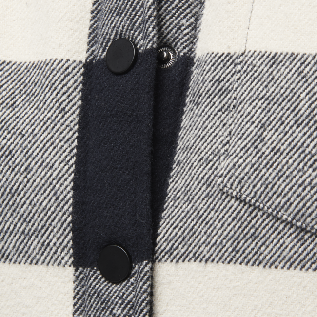Black Diamond Dámska flanelová košeľa Project Lined Flannel, black-off white plaid