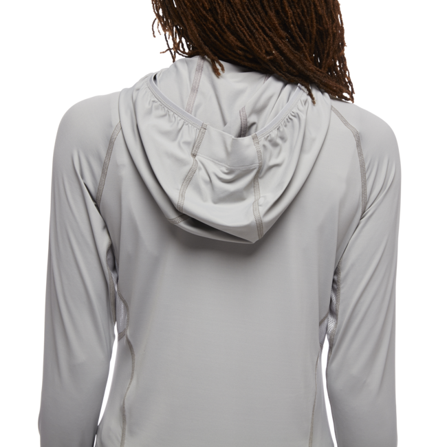 Black Diamond Alpenglow Pro Women's Fleece Hoodie, Pewter