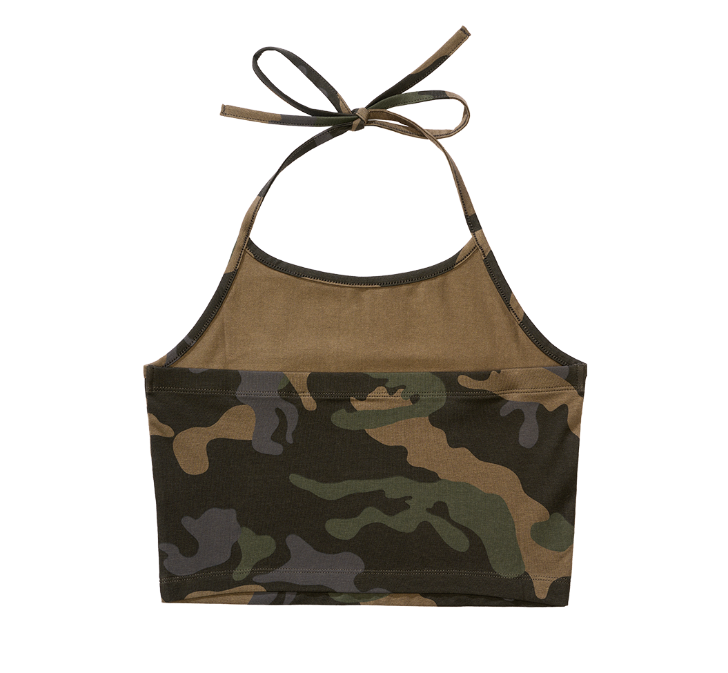 Brandit Neckholder dámske tielko, dark camo