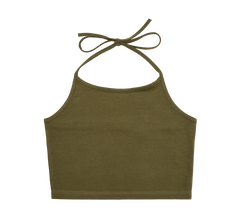 Brandit Neckholder Women's Tank Top, Olive