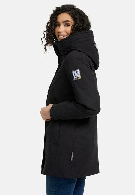 Navahoo Women's Winter Parka Eishauch, Black