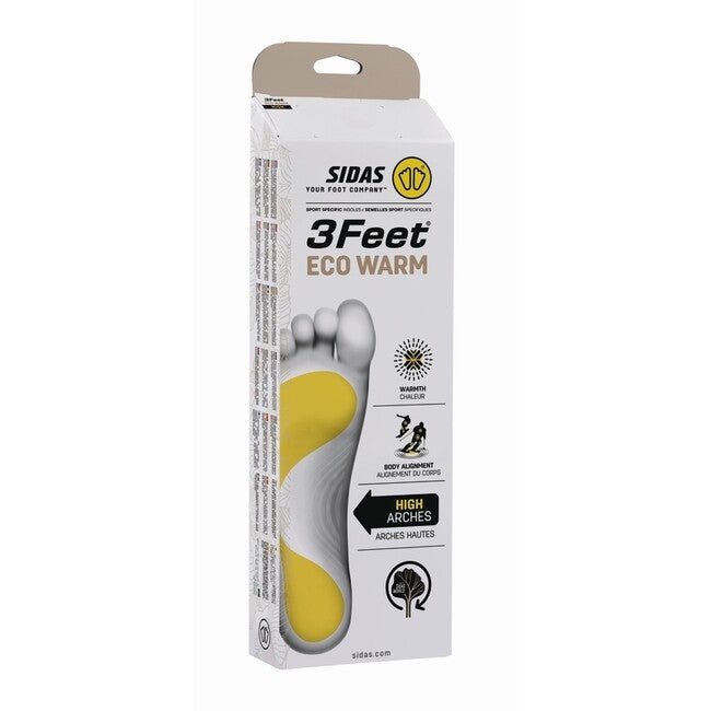 Sidas 3Feet Eco Warm High Insoles with Support