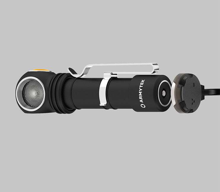 ArmyTek Wizard C2 Pro Magnet White LED Flashlight with Magnetic Mount, Battery Powered, 2500 lm, 4800 h, 65
