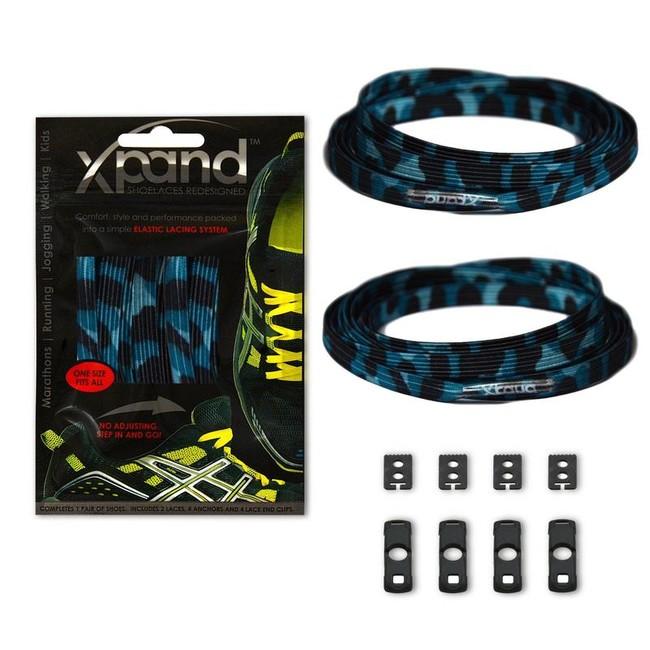 Xpand Elastic Shoe Laces, Sky Blue