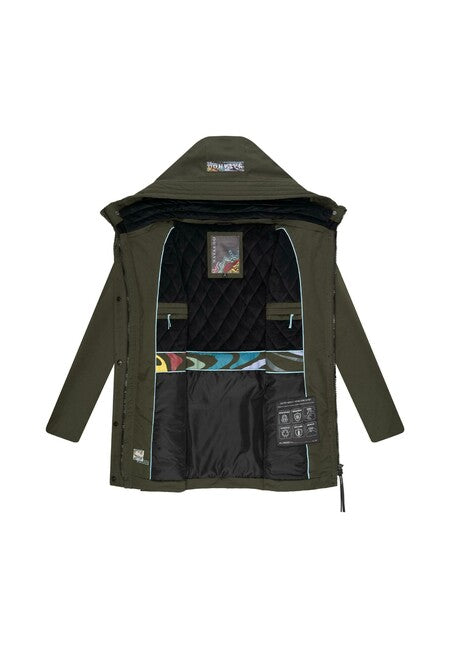 Navahoo Women's Winter Parka Eishauch, Dark Olive