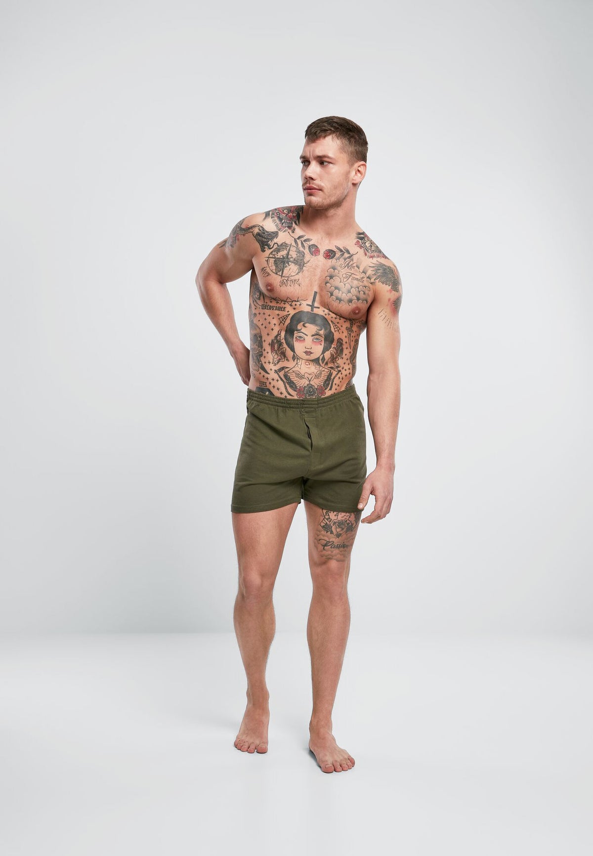 Brandit pánske boxerky, olivové