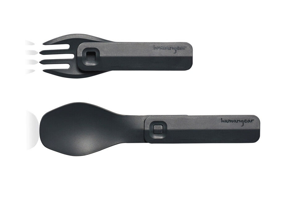 Humangear GoBites CLICK Utensils, Grey