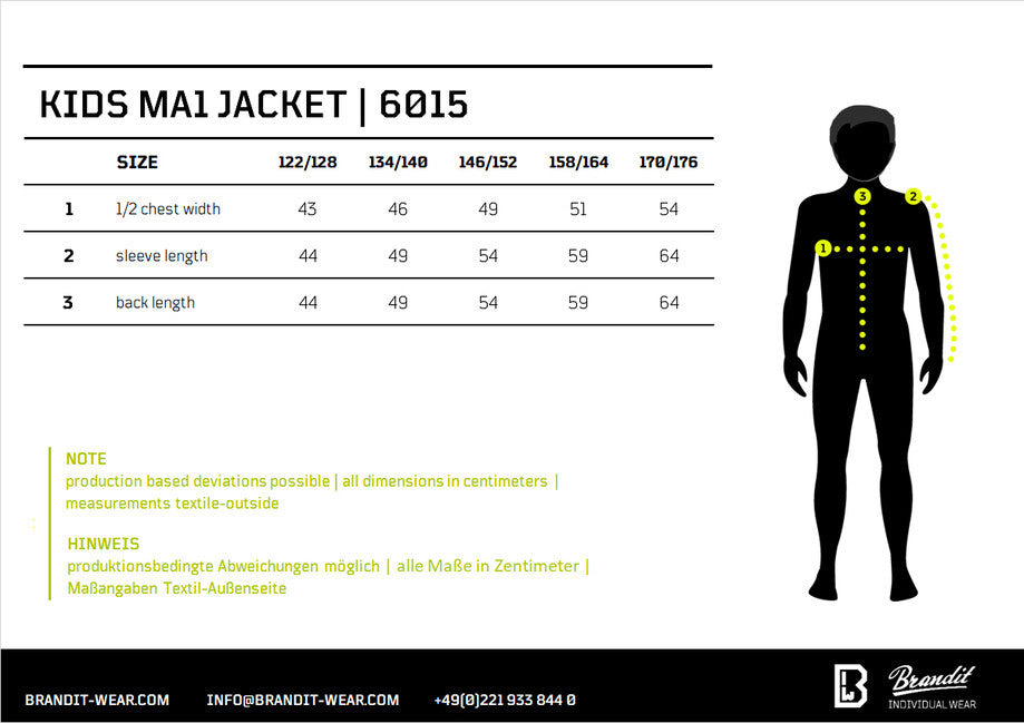 Brandit MA1 Jacket, Black