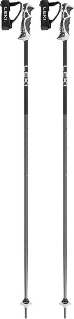 LEKI Bold Lite S Μπατόν Σκι, σκούρο ανθρακί/μαύρο-γαλάζιο