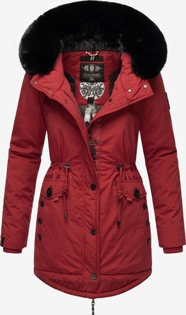 Navahoo Women's Winter Parka Sweety Deluxe, Blood Red