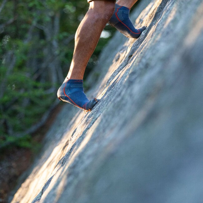 Darn Tough Light Hiker No Show Socks, Denim