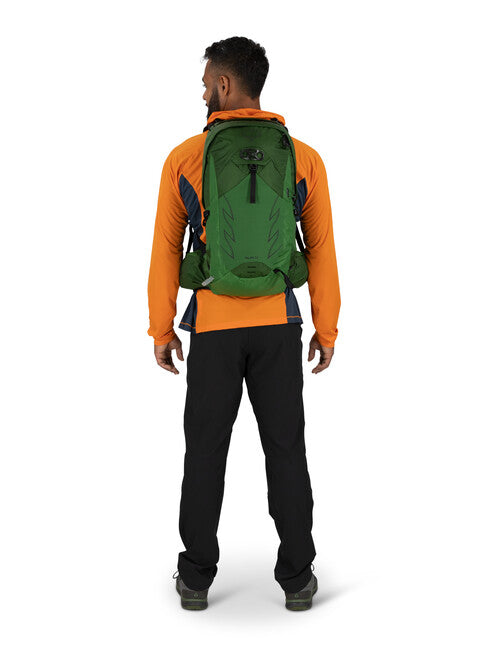 Osprey Talon 22 Hiking Backpack, Green/Black
