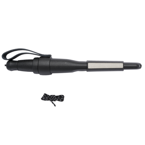 Morakniv Garberg BlackBlade Outdoor Knife with Survival Kit, Black