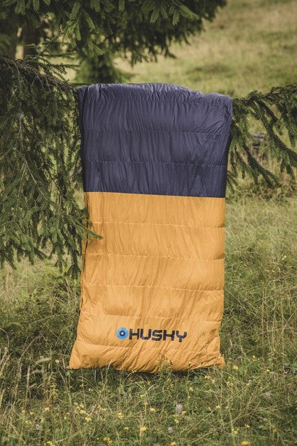HUSKY Drafy Paper Winter Sleeping Bag -20, Blue/Orange