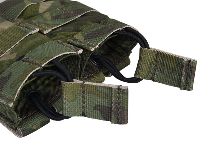 Emersongear Modular Open Double Magazine Pouch 5.56, Black 500D