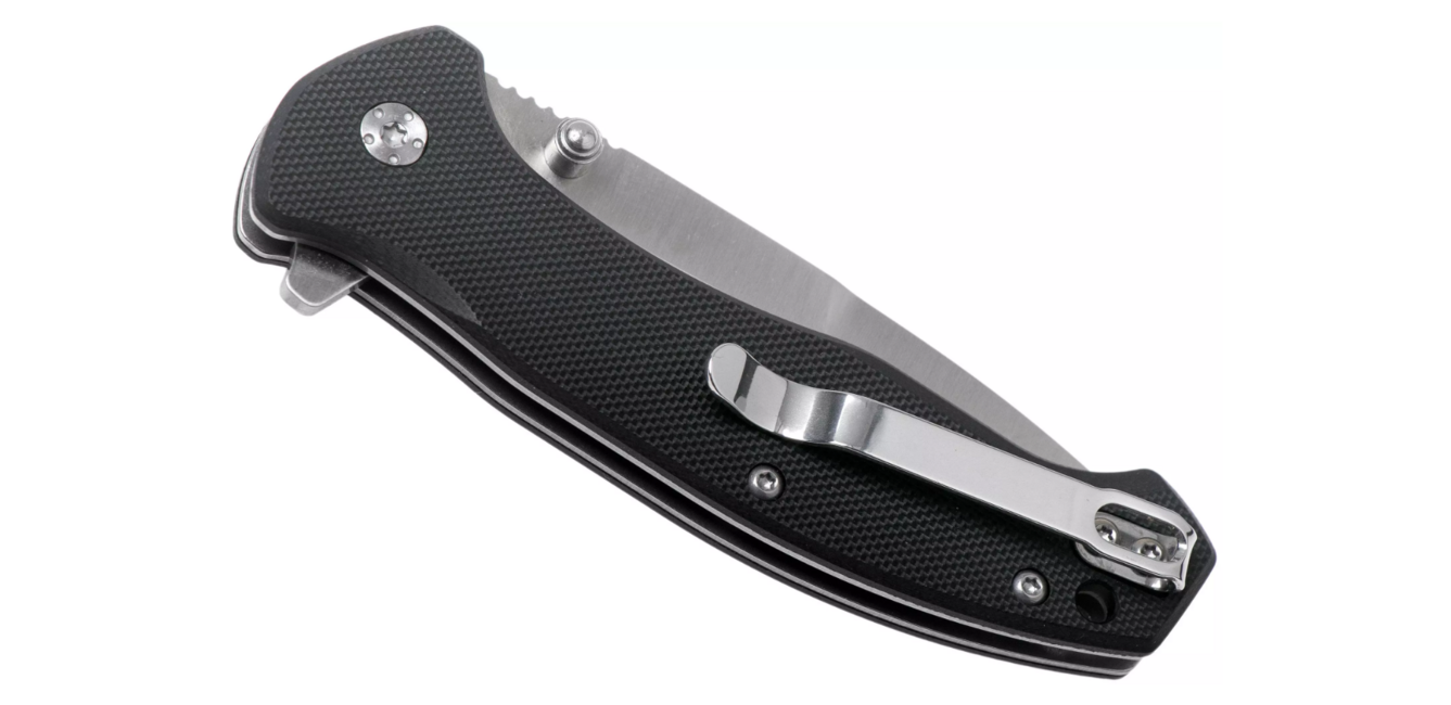 Maserin Sporting Folding Knife 17.5cm G10, Black