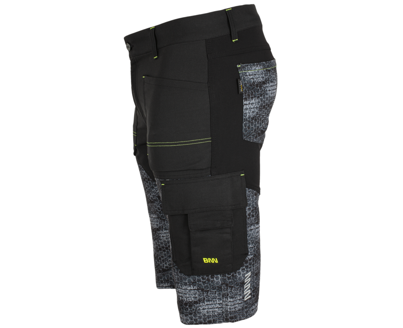 BENNON Predator Work Shorts, Black/Grey