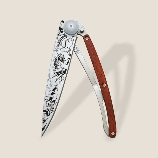 Deejo Tattoo Mushroom Folding Knife