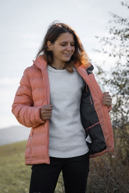 HUSKY Women's Quilted Jacket Nenie, Faded Orange