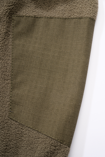 Brandit Ripstop Fleece Hoodie, Olive