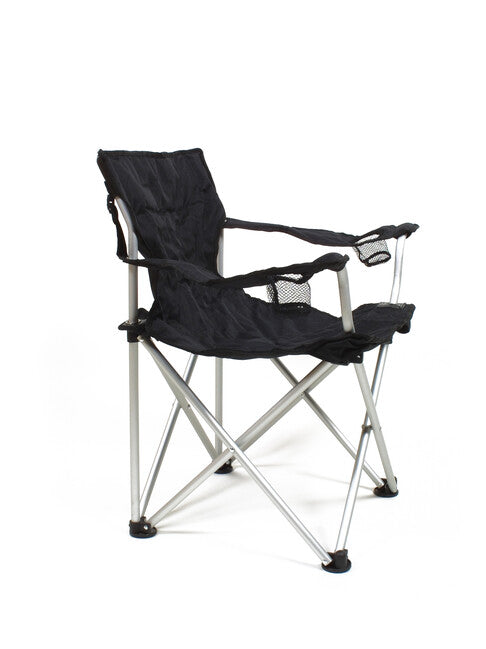 BasicNature Comfort Travel Chair, Black