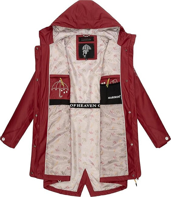 Marikoo Dancing Umbrella Women's Waterproof Jacket