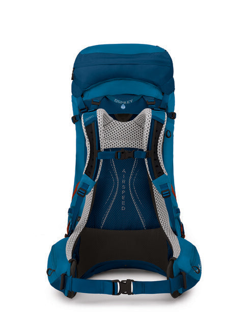 Osprey Atmos AG LT 50 Hiking Backpack, Night Shift/Scoria Blue