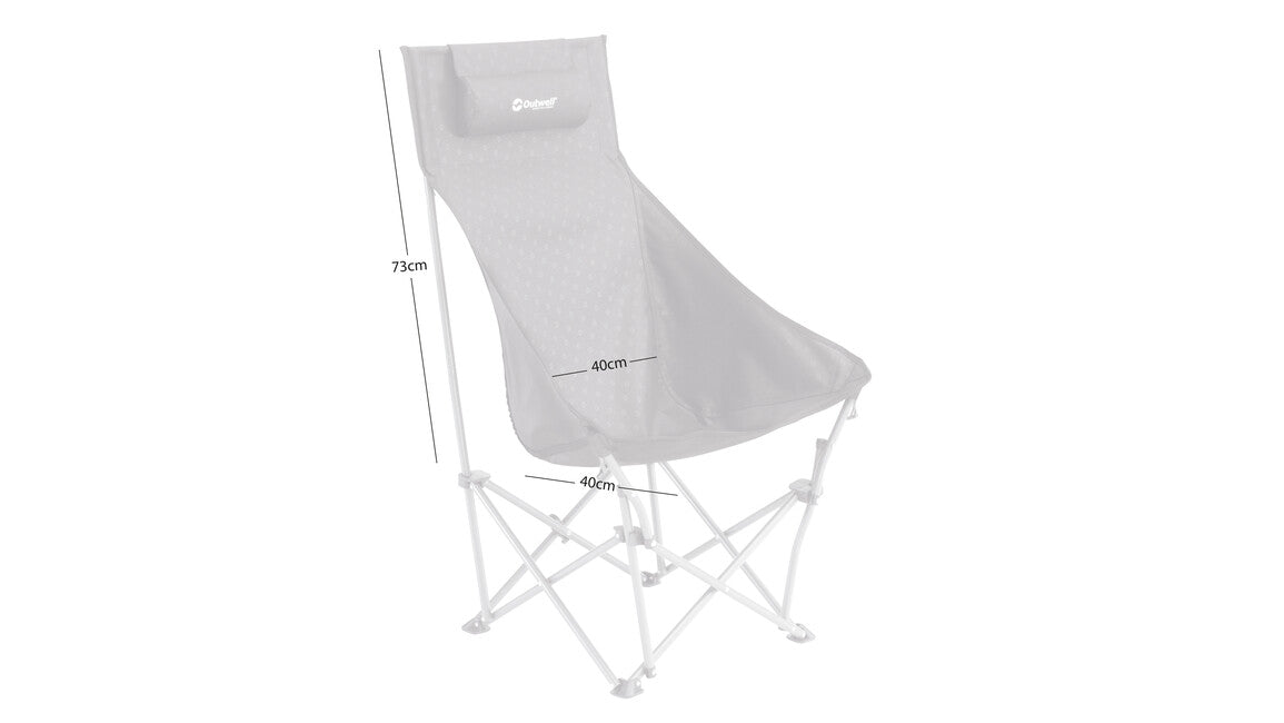 Outwell Emilio Camping Chair, Black