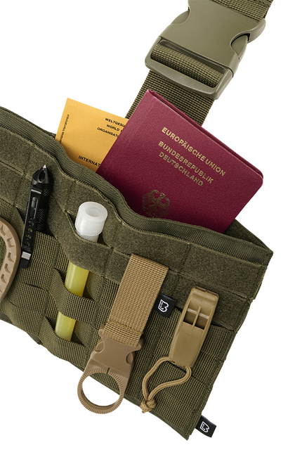 Brandit Molle Leg Panel, Olive