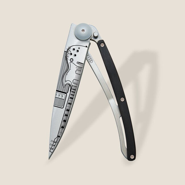 Deejo Tattoo Rock´n Roll Folding Knife, Wood
