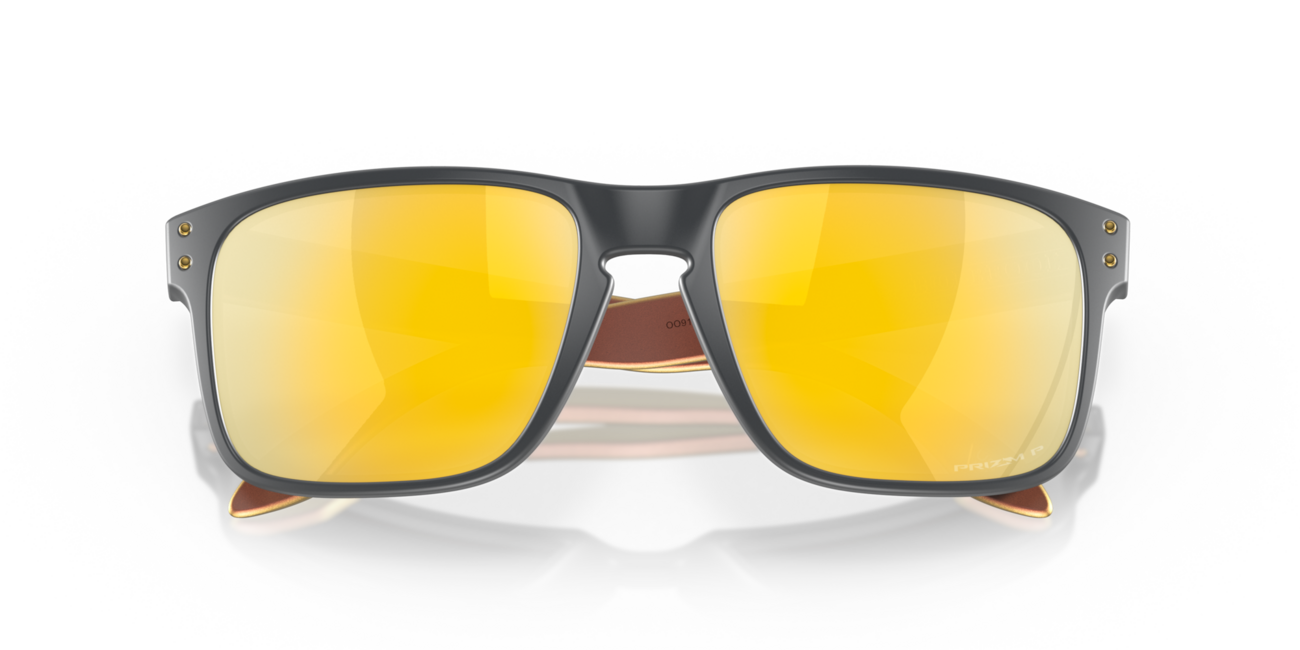 Oakley Holbrook Sunglasses, Matte Carbon Frame, Prizm 24K Polarized, 57