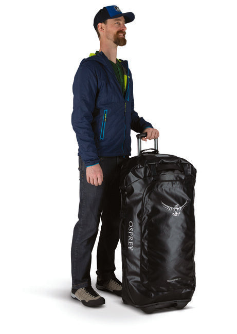 Osprey Rolling Transporter 120 Travel Bag, Black