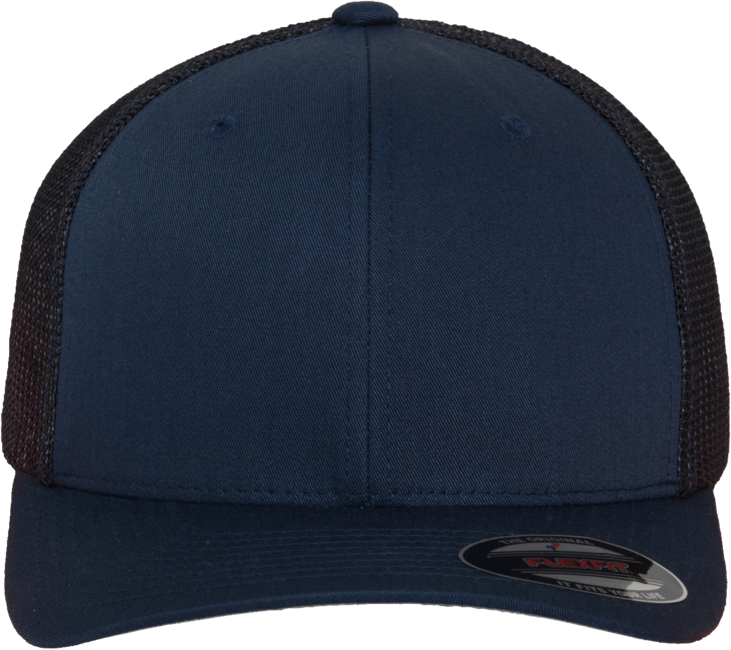 Brandit Flexfit Mesh Trucker Cap, Navy Blue